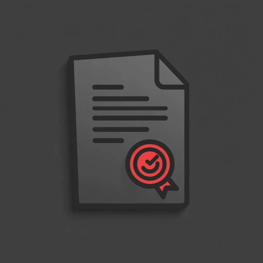 Verification Document Icon