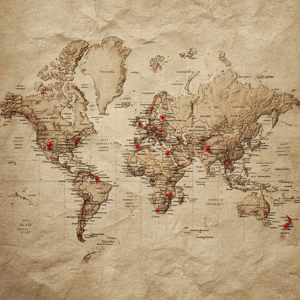 Nexus Darknet Global Operations Map